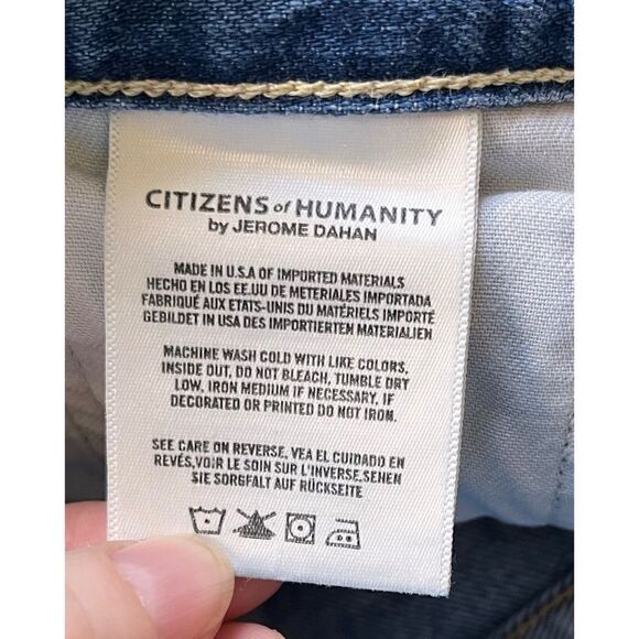 Citizens Of Humanity Blue Straight Leg Jeans - Picture 8 of 16